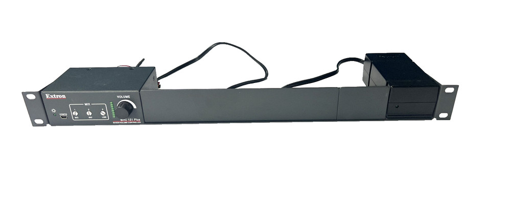 Extron MVC 121 Plus Mixer/Volume Controller With Power Adapter, Rack Mount unit