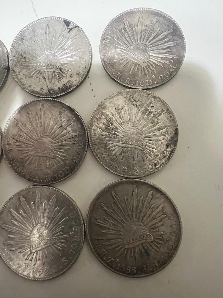 Set 15 Coins 8 Reales Silver