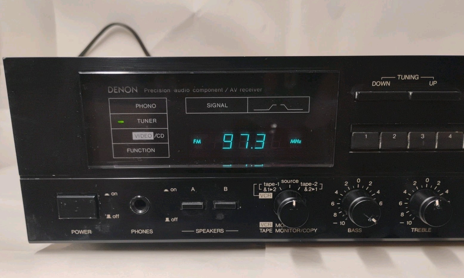 DENON DRA-355 Precision Audio Component AM-FM Stereo Receiver