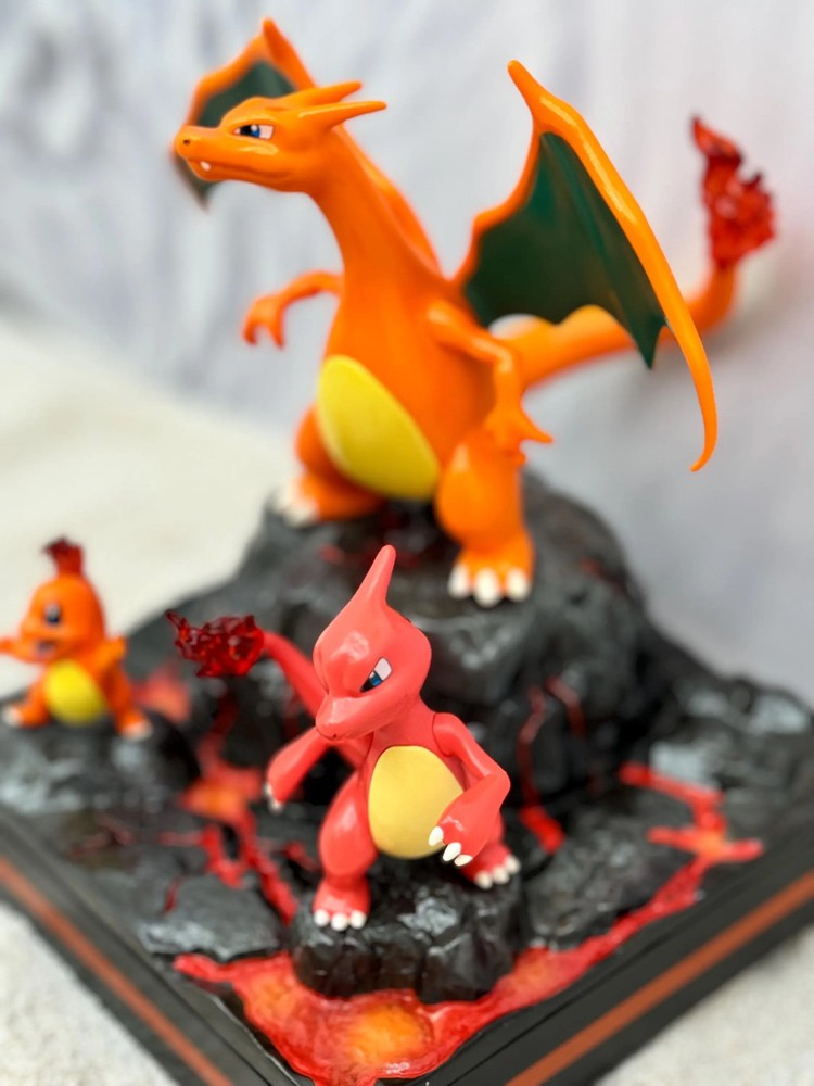 Charizard Evolution Diorama