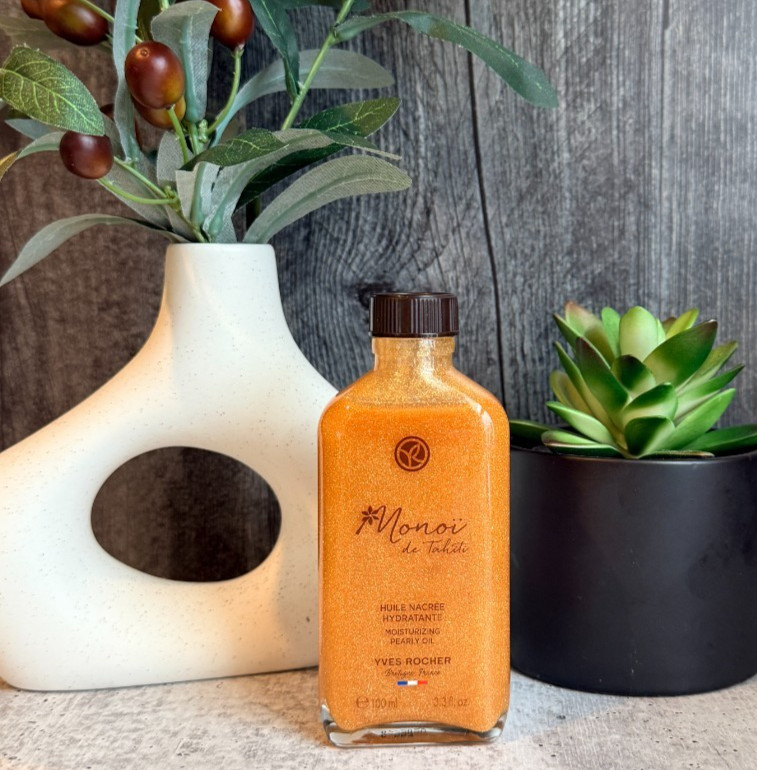 Yves Rocher Monoi de Tahiti Moisturizing Pearly Oil 100ml 3.3oz - Brand New