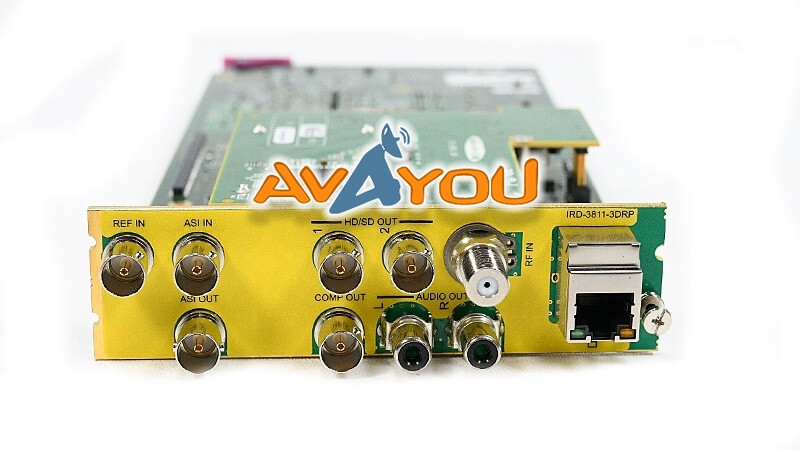 Miranda GV IRD-3811-VQ MPEG-4 Receiver Decoder with 3DRP