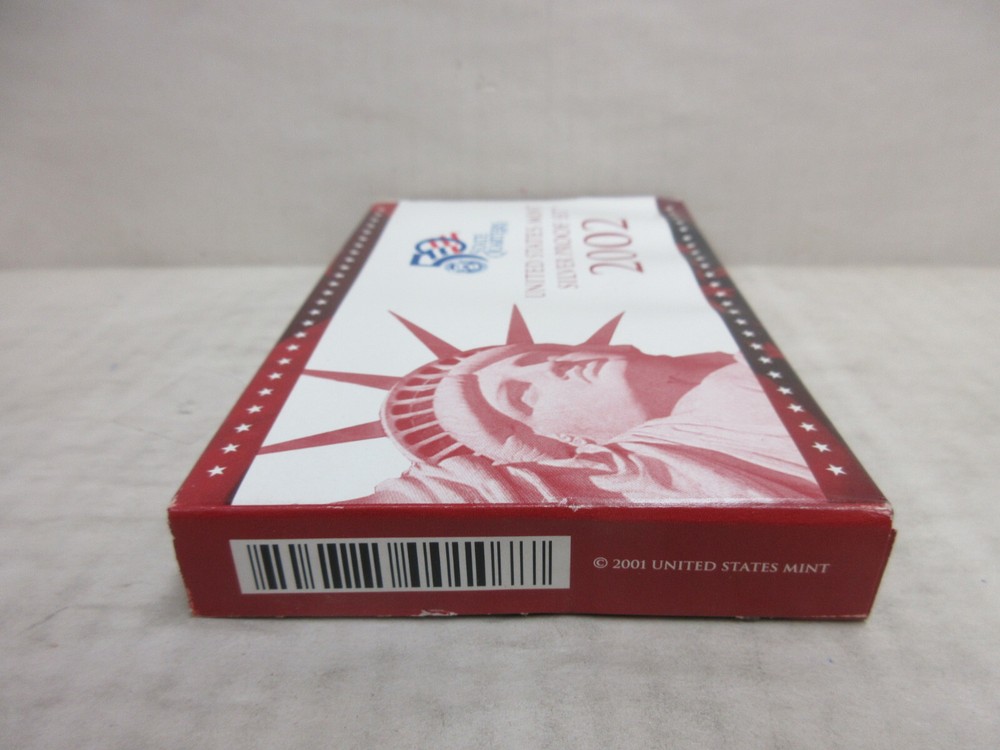 EMPTY PACKAGING Box Lenses & COA for 2002 United States Mint Silver Proof Set