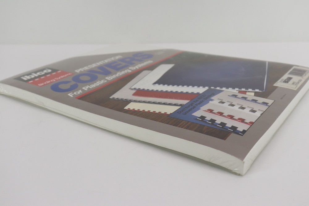 White Presentation Covers IBICO binding systems for COMB Binding Systems 25 New