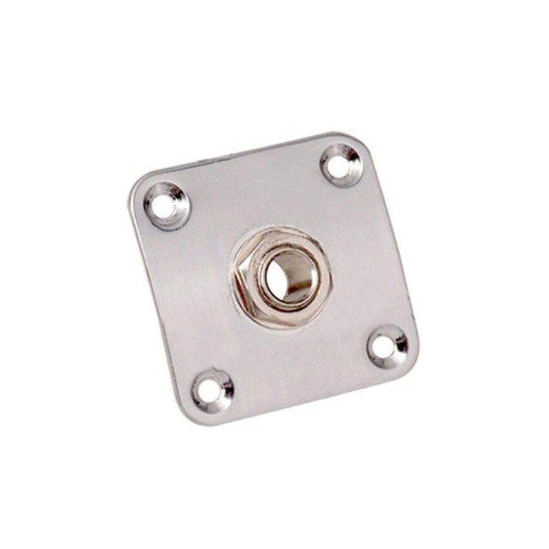 Metal Guitar Input Jacks Base Compatibility With Electric Instruments
