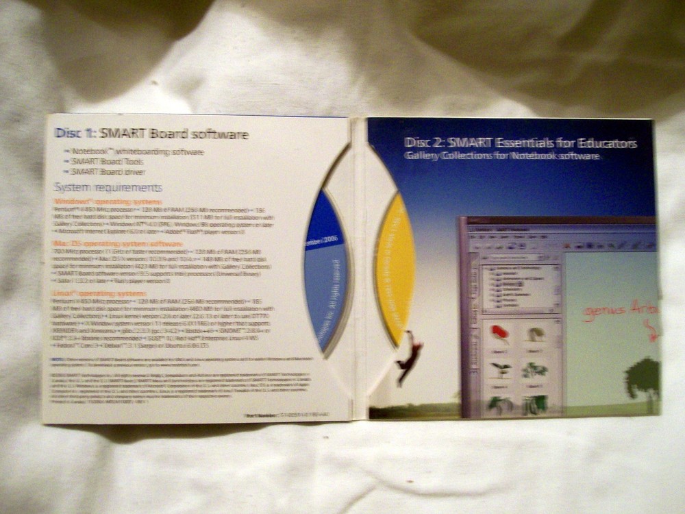 SMART BOARD SOFTWARE 2 CD set for SMART Interactive Whiteboard (2006)