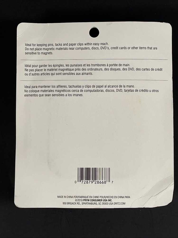 Dritz Sewing Pin Magnet New