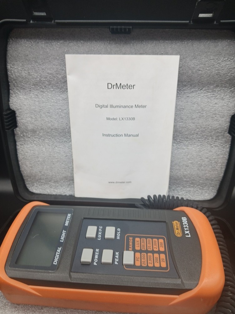 DrMeter Digital Illuminance Meter LX1330B -Precise and reliable light meter