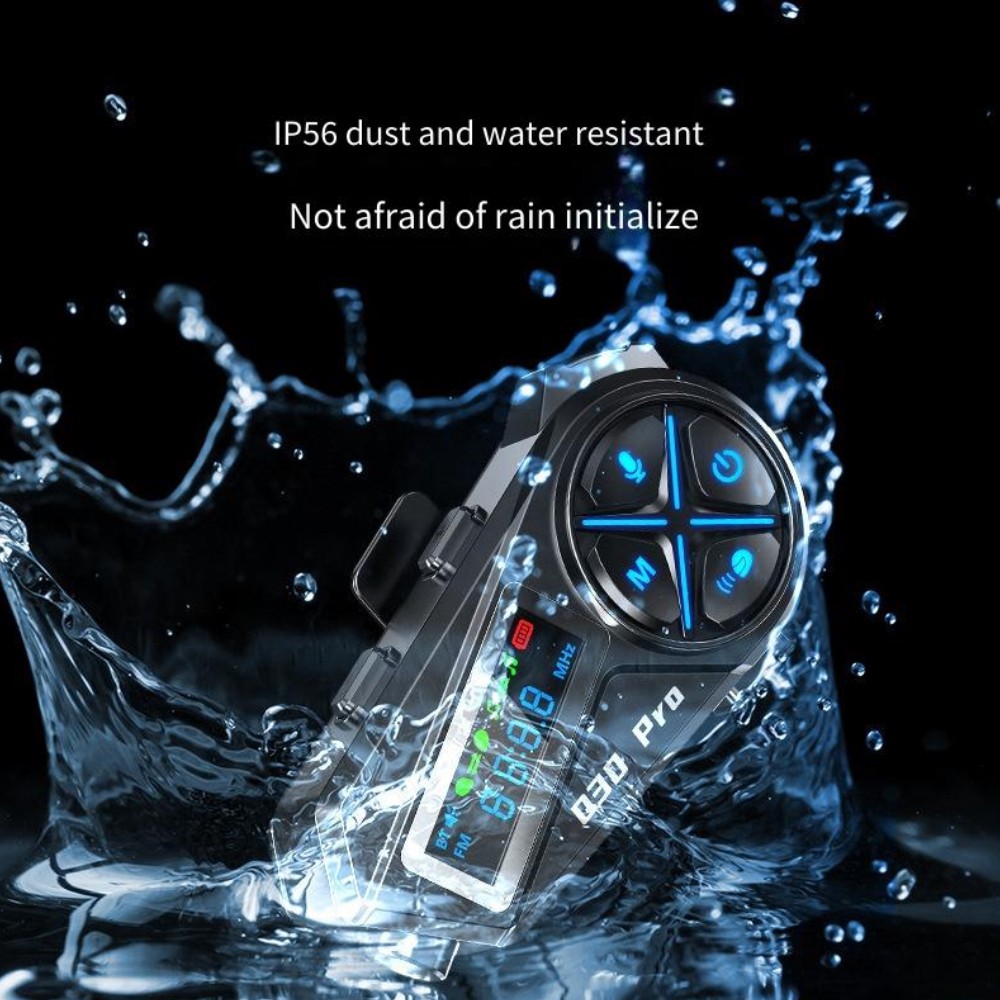 Headphones For Motorcycle Bluetooth soft Microphone Q30pro