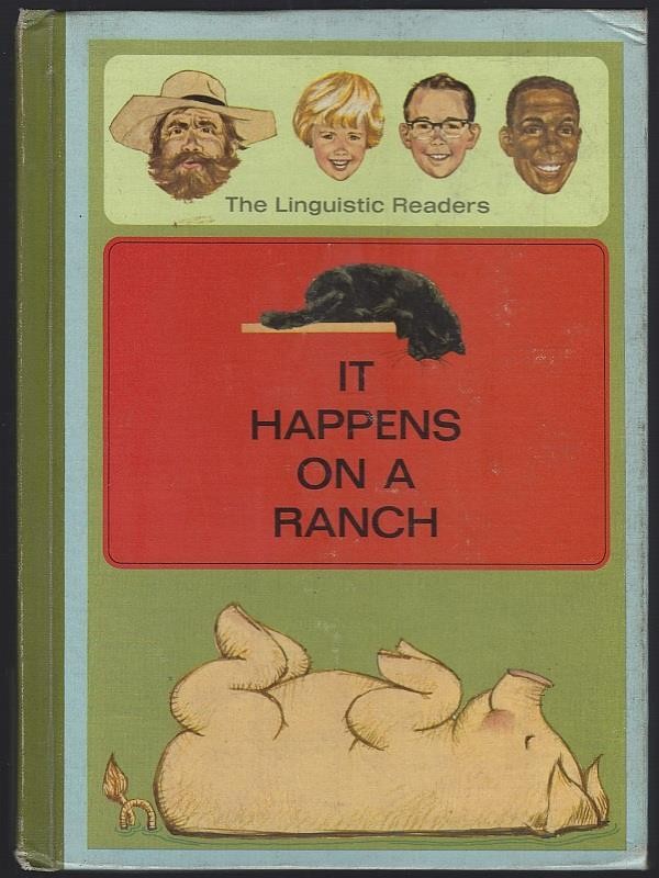 It Happens on a Ranch a Basic Reading Program First Reader 1965 School Book