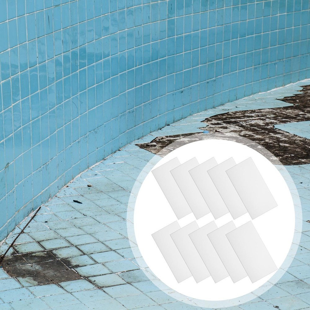Innconee 10 Pcs Bathtub Hole Patch Siding Wall Repair Kit Waterproof Patch Ho...