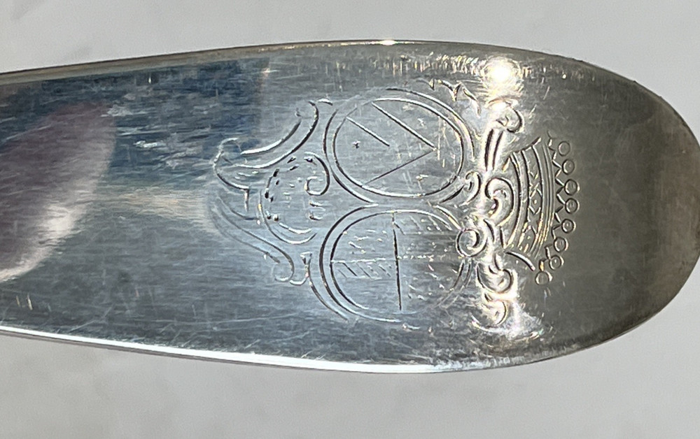 GORHAM - GENERAL de ROCHAMBEAU Revolutionary Era 12" SILVERPLATE SERVING Spoon