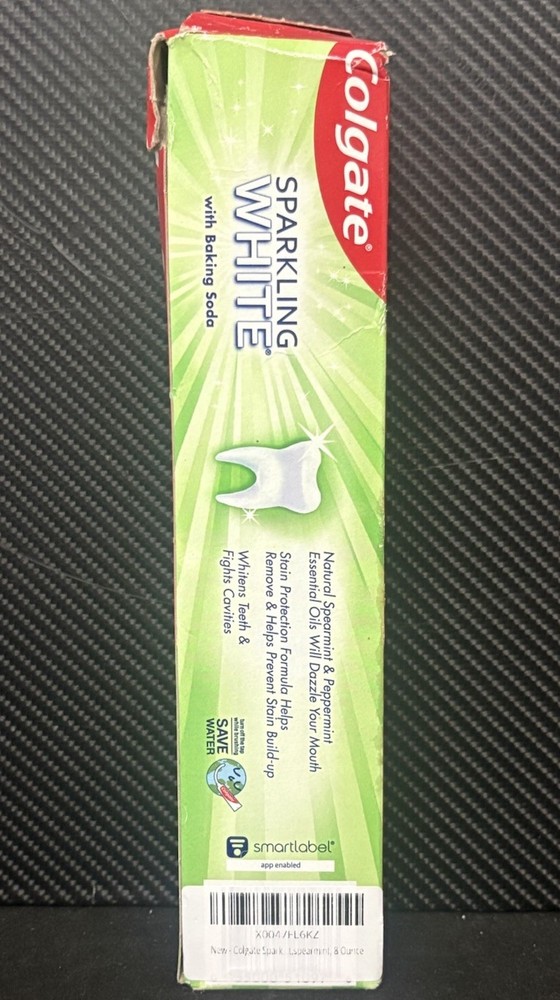 Colgate Sparkling White Mint Zing Gel Toothpaste, 8oz (226g)