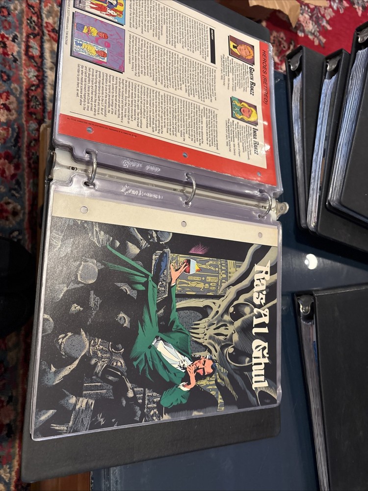 Comic Book Bio Binder