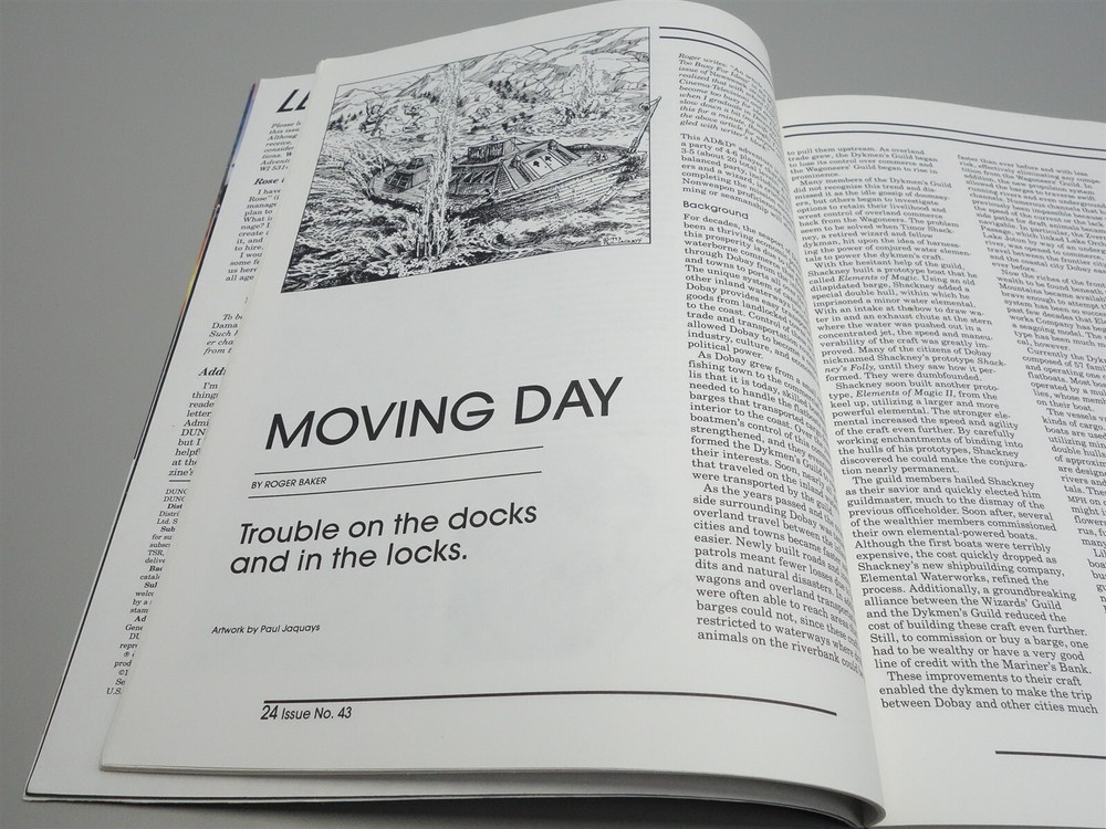 Dungeon Magazine: Issue # 43 (TSR)