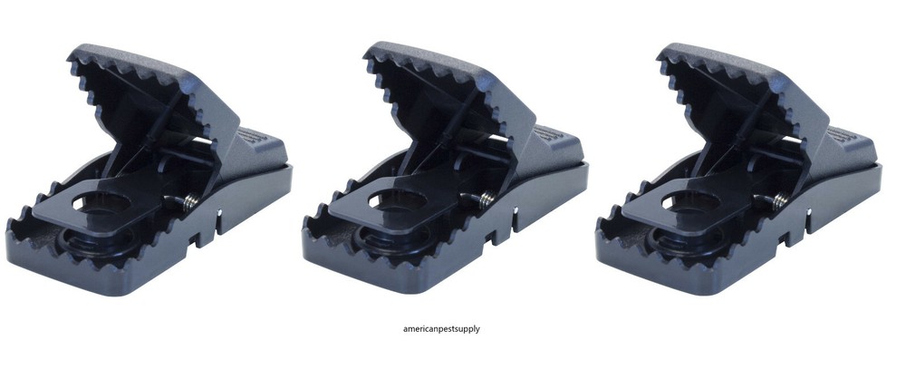(3 Pack) Mini T-Rex Mouse Snap Trap Easy Set Mouse Trap Mice Snap Traps