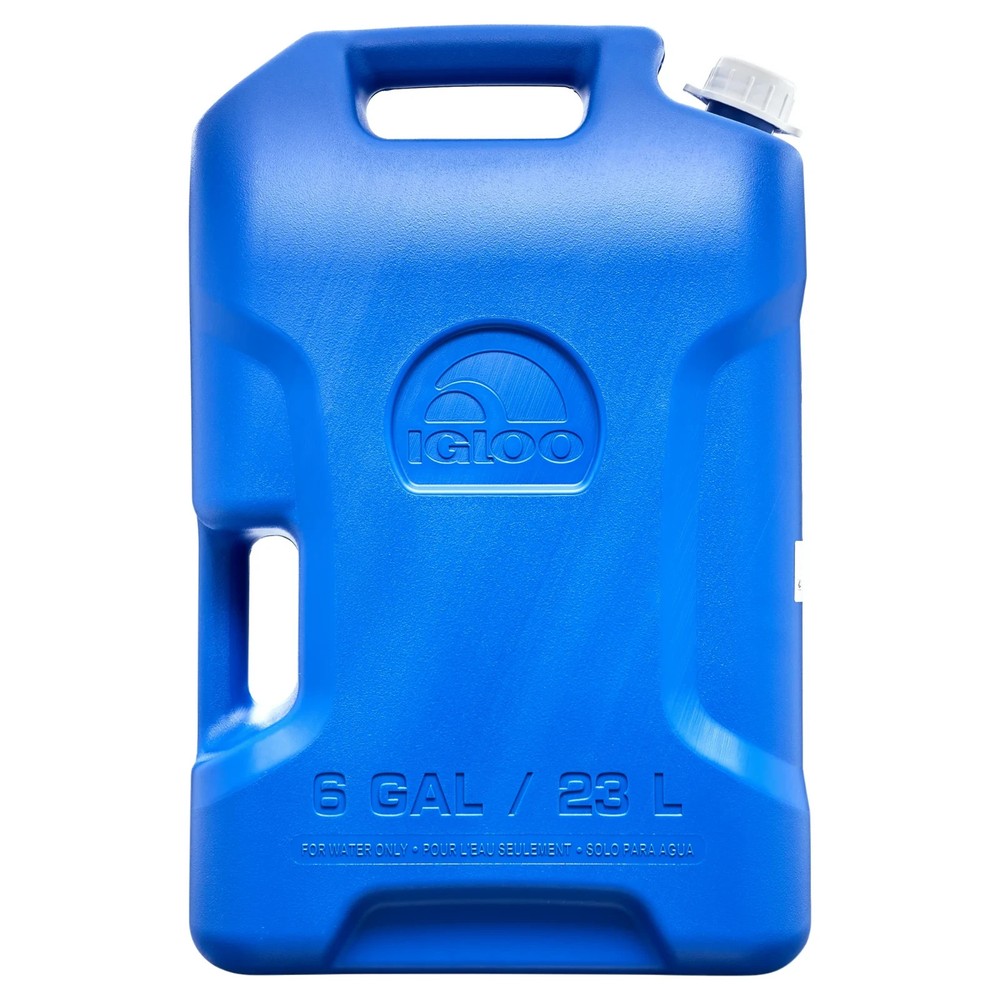 (2 pack) Igloo 6 Gallon Camping Water Storage Container, Blue