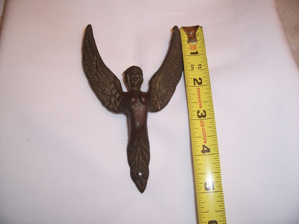 Antique Architectural Salvage Brass Winged Sphinx