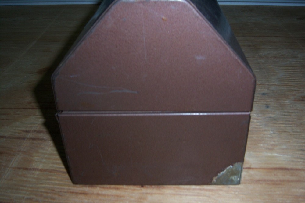 Vintage Metal Toolbox, Cummins Portable Tools, John Oster