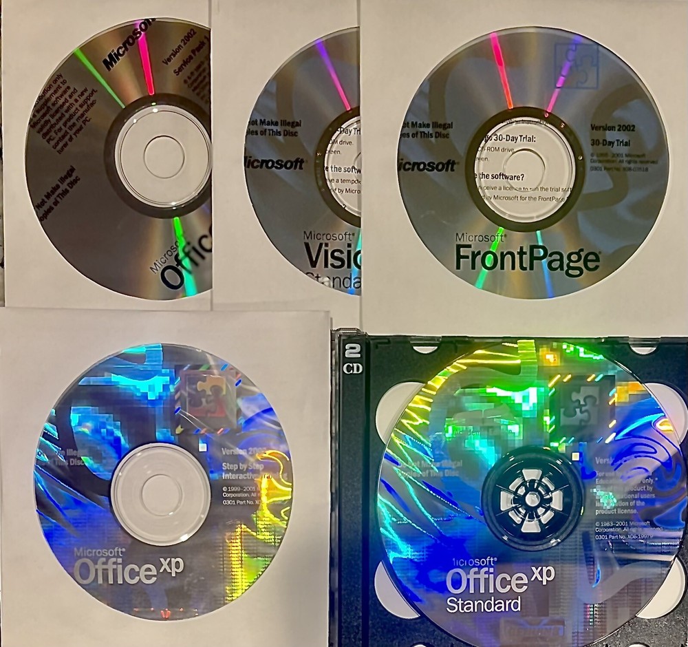 MICROSOFT Office Standard XP Vintage Big Box Vers. Complete + Documentation F SH