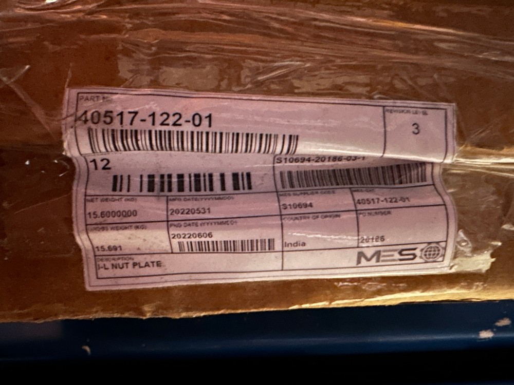 Square D I-Line Breaker Panelboard Copper Bar Solid Neutral Nut Plate HCW12SN