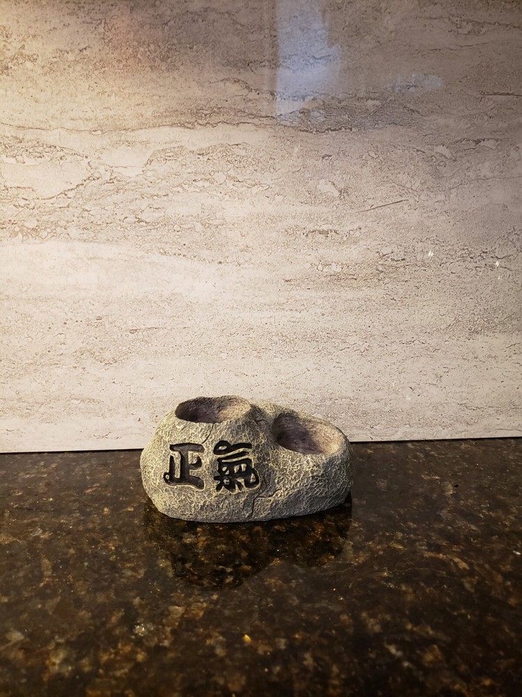 Asian Stone Candle Holder