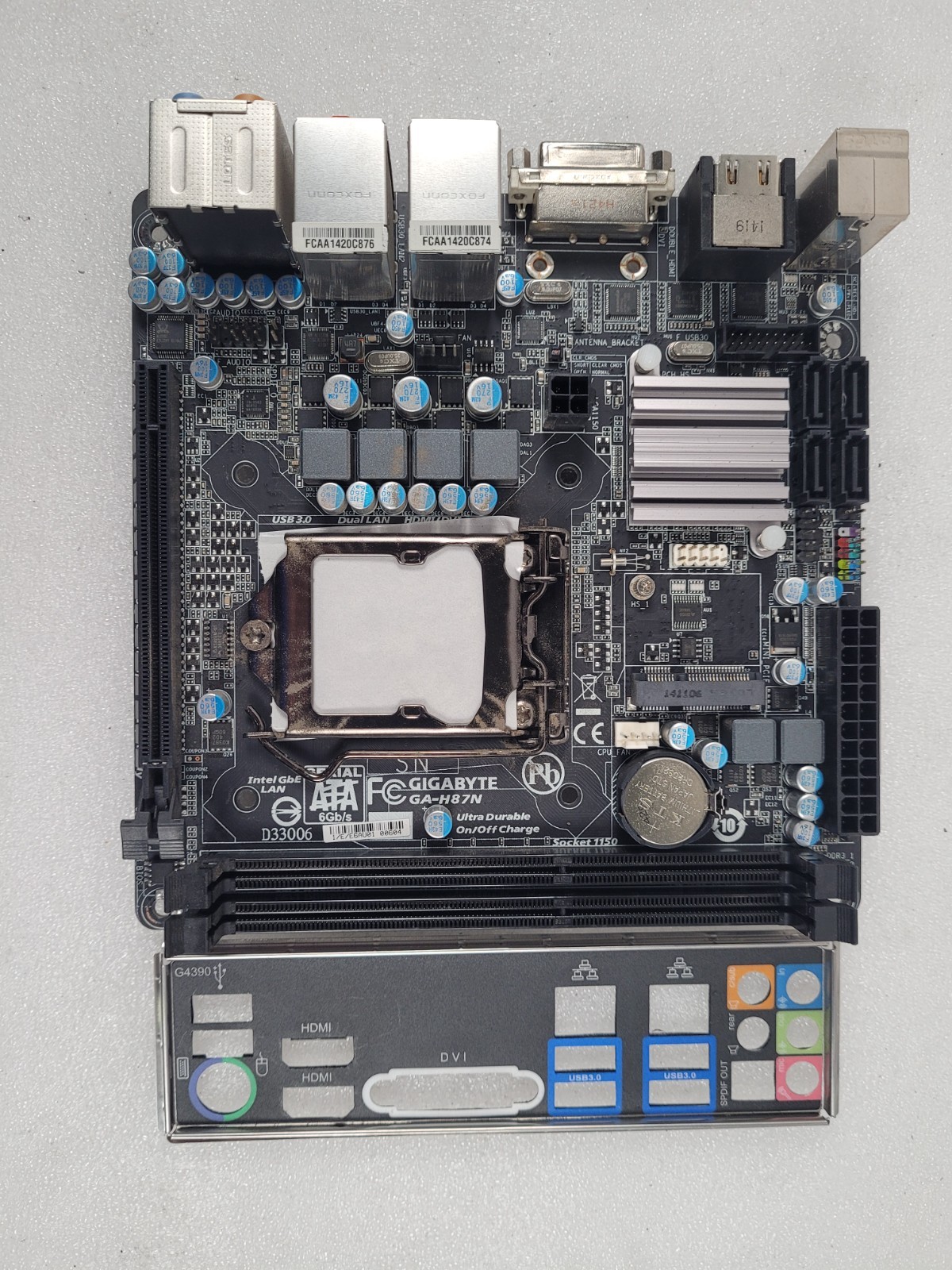 Gigabyte GA-H87N LGA 1150 DDR3 Motherboard w/ IO shield