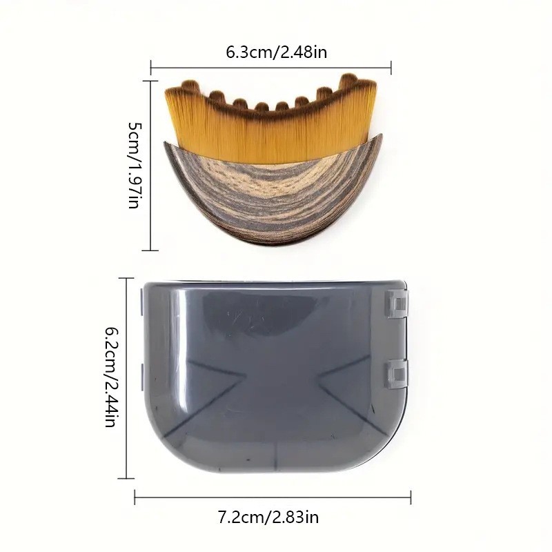 2PC Lymphatic Contour Face Brush Lymphatic Drainage Massager for Face by Glowiex