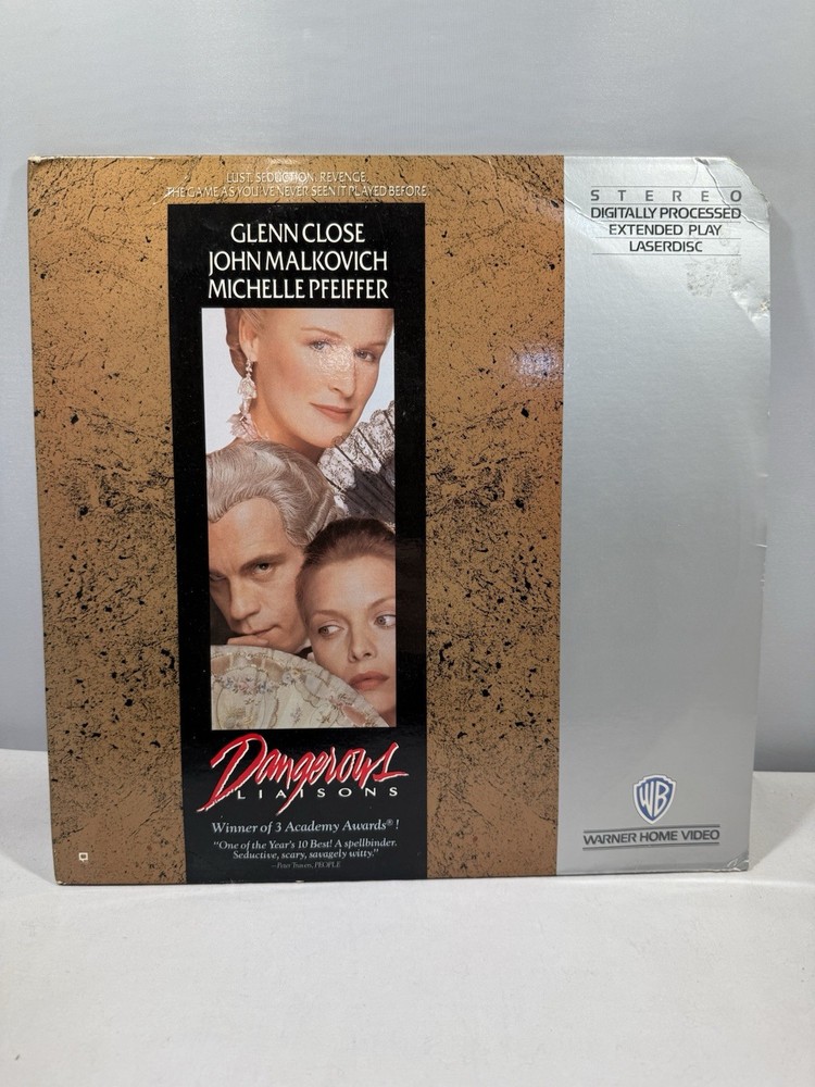 “Dangerous Liaisons” (Laserdisc) 2 Disc, Extended Play, 1988