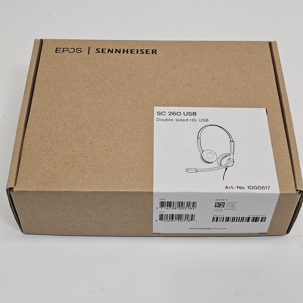 EPOS SENNHEISER Enterprise Solution SC260 Doublesided Headset Noise Cancellation