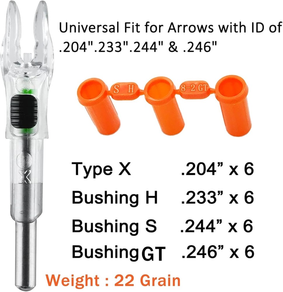 High-Visibility LED Arrow Nocks – 6PCS for Optimal Archery Performance