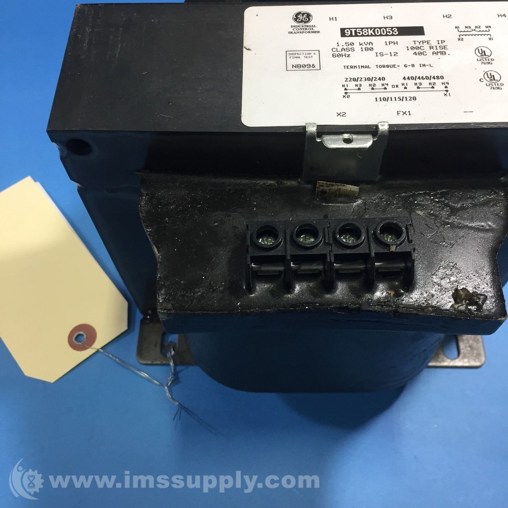 GE 9T58K0053 Industrial Control Transformer USIP