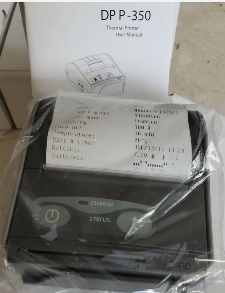 10 units lot Datecs, Infinite Peripheral DPP-350BT 3 Inch BT Printer MSR reader