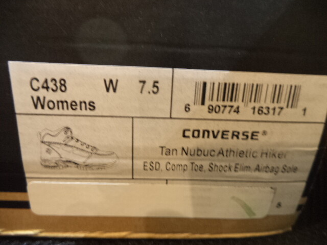 Converse Womens Tan Nubuc Athletic Hiker