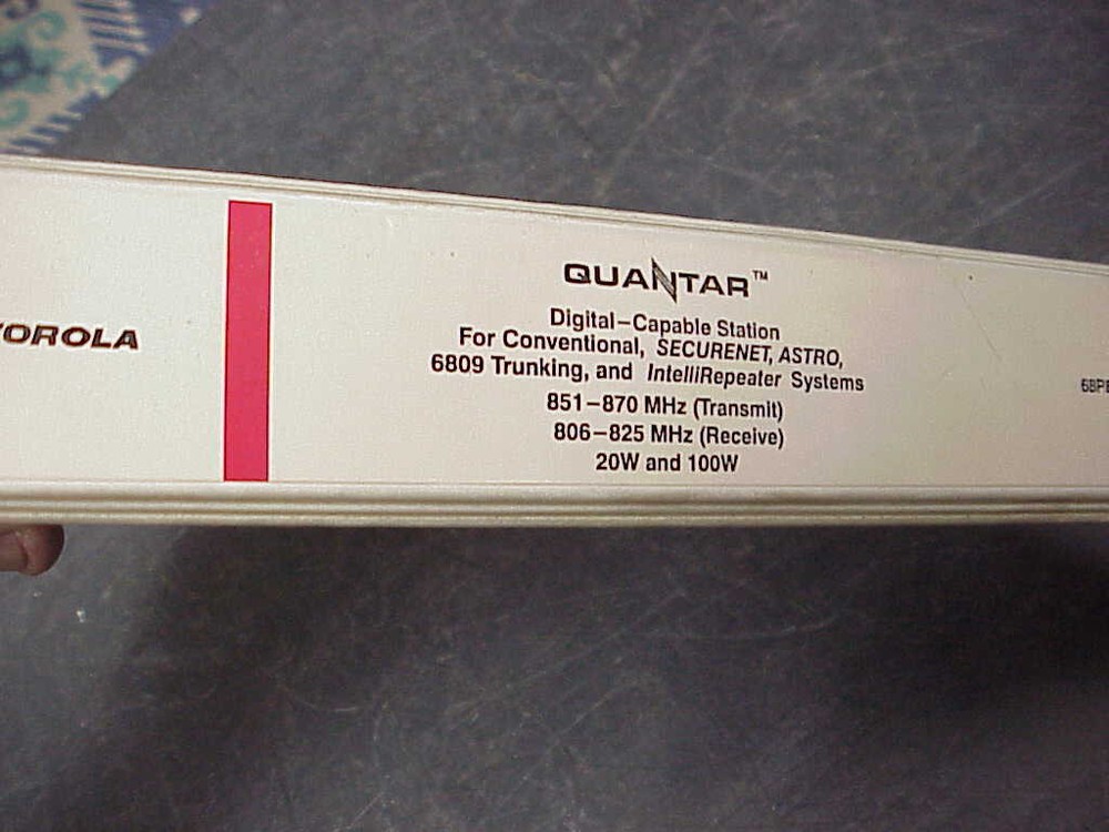 Motorola Quantar Digital Capable Station Manual 68P8109E30-0