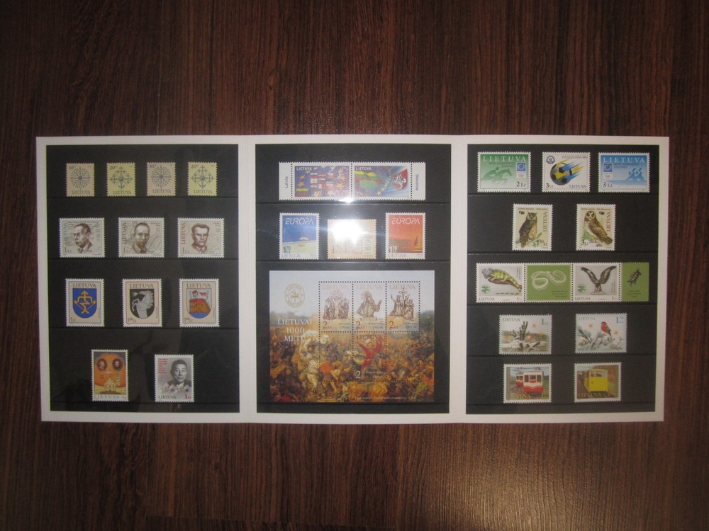 2004 LITHUANIA STAMPS OFFICIAL YEAR SET