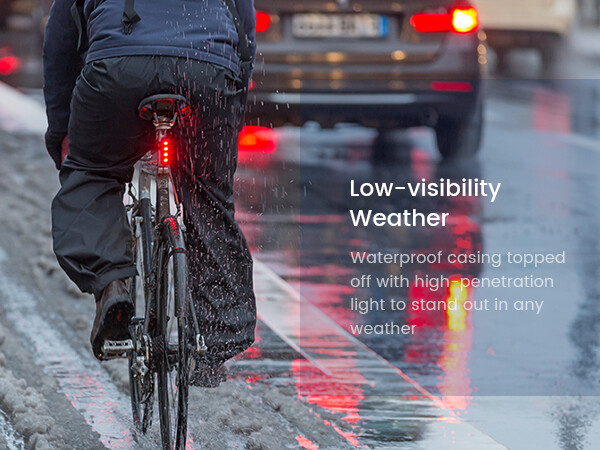 RAVEMEN TR250 Bike Light Bicycle Tail Light Brake Sensor Auto On-Off With ABM07