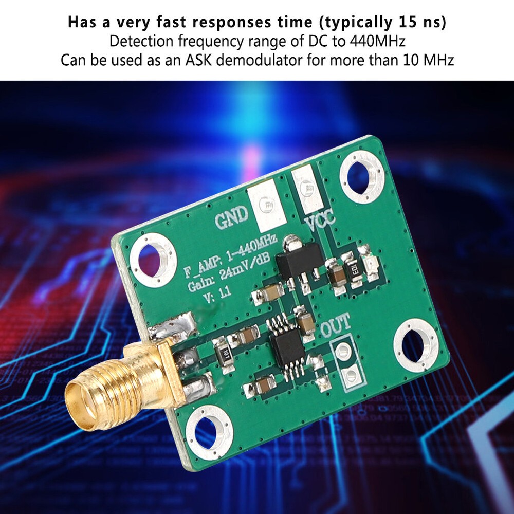 0.1‑440MHz High Frequency High RF Logarithmic Detector Power Meter