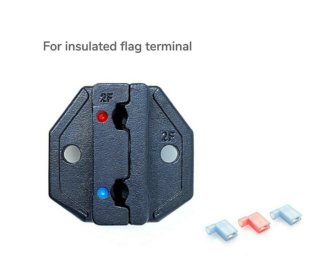 Interchangeable Crimp Tool Die 2F Insulated Flag Terminal Klein VDV200-010