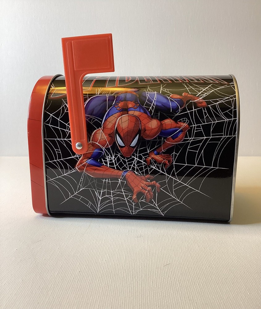 Marvel “World Of Web” Spider-Man Tin Mailbox