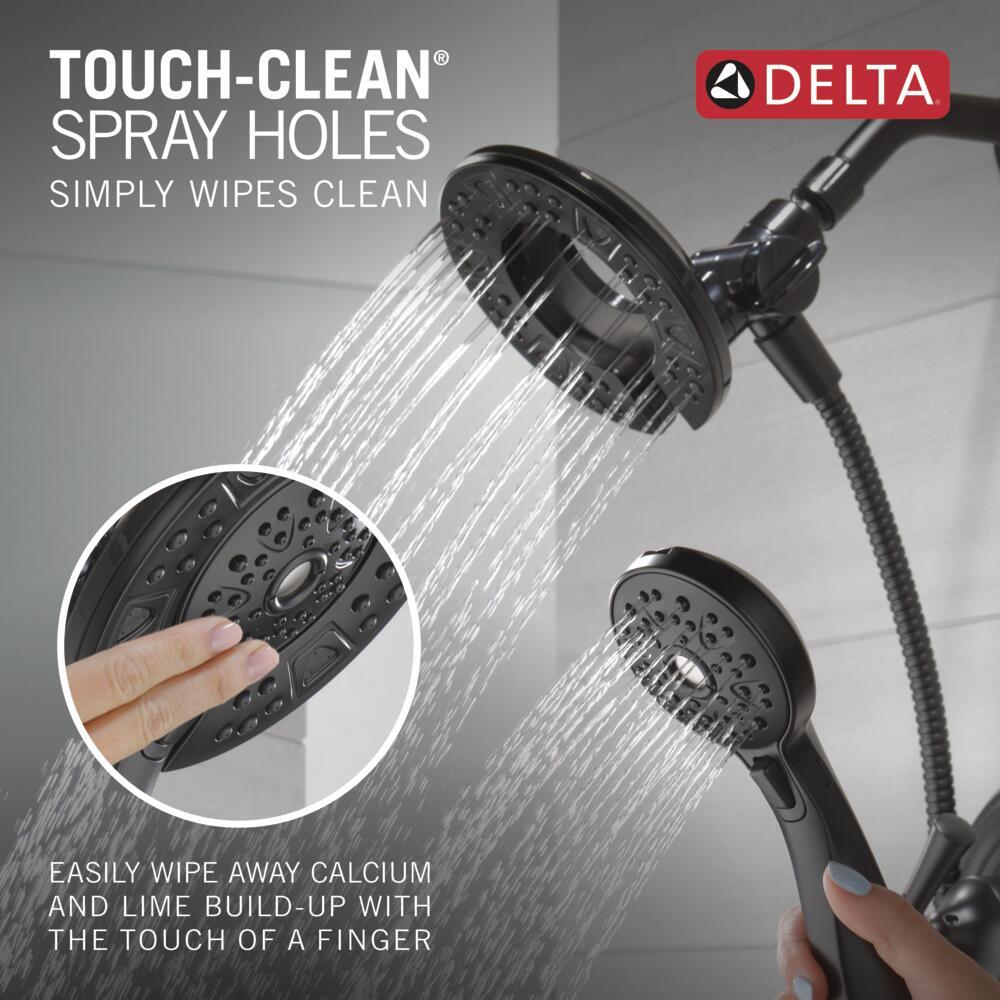 Delta Chamberlain Tub/Shower Rough & Trim 14S Matte Black-Certified Refurbished