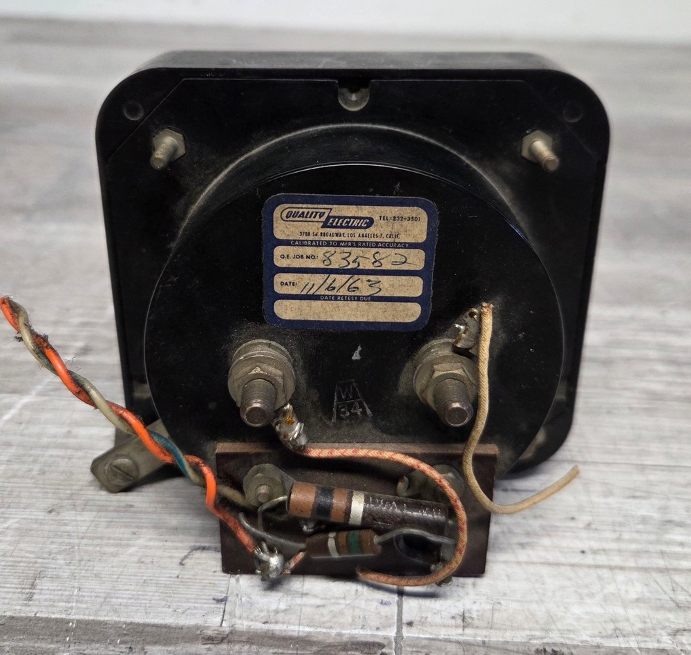 Vintage Weston Model 862 C VU Meter