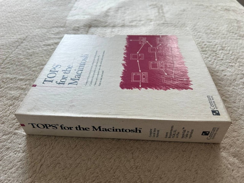 TOPS for the Macintosh. Apple software Complete Local Area Network