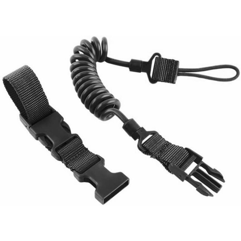 Adjustable Tactical Pistol Lanyard Quick Release Secure Single Point Gun Slings