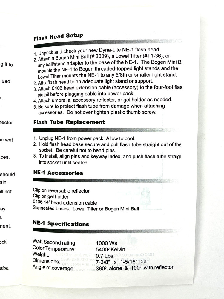 Dynalite NE 1 Pen light. Pre owned. immaculate condition. Never been used.