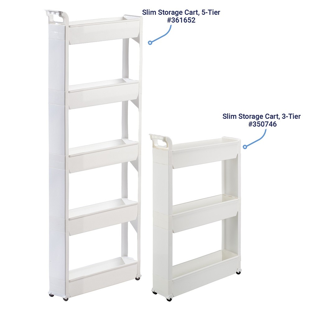 Slim Storage Cart 5 Tier