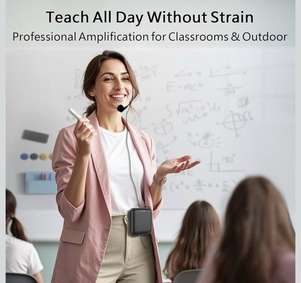 Loud Voice Amplifier Portable Mini Wired Microphone Headset Bluetooth Speaker