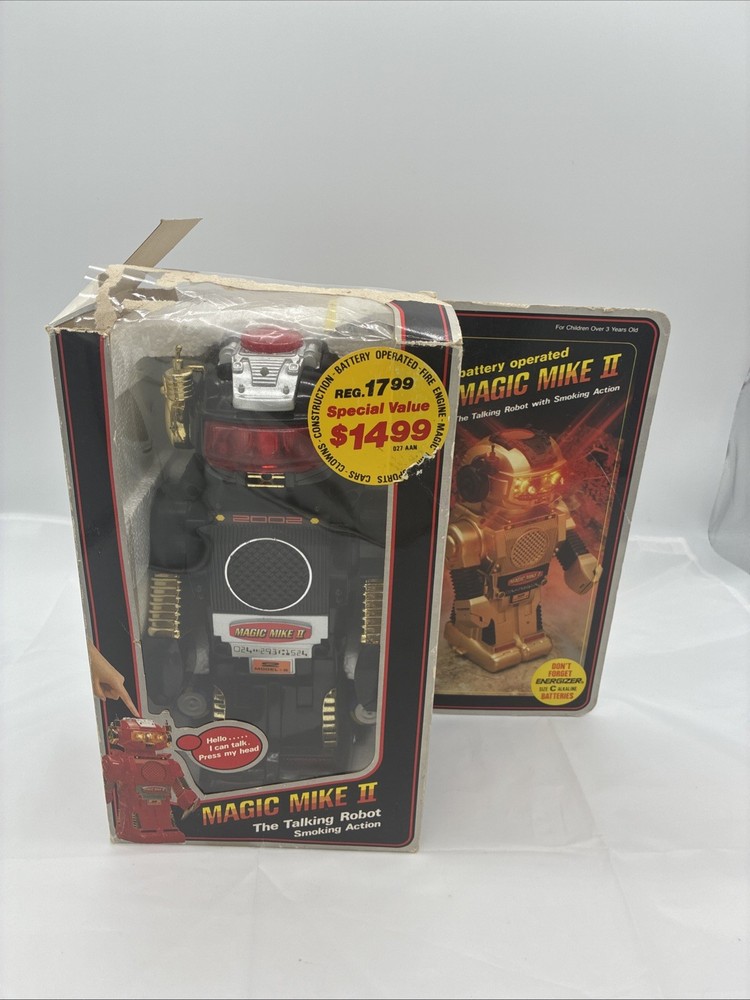 1983 Vintage Magic Mike II Talking Robot #3165 Working