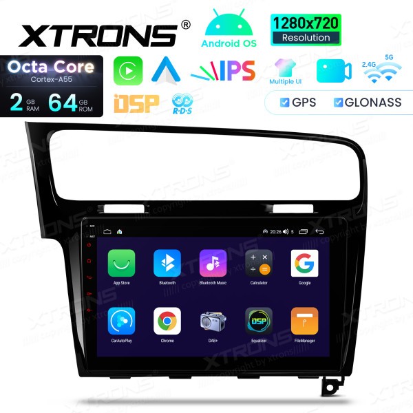 Android Car Stereo Xtrons for VW Golf 7 2/64 GB