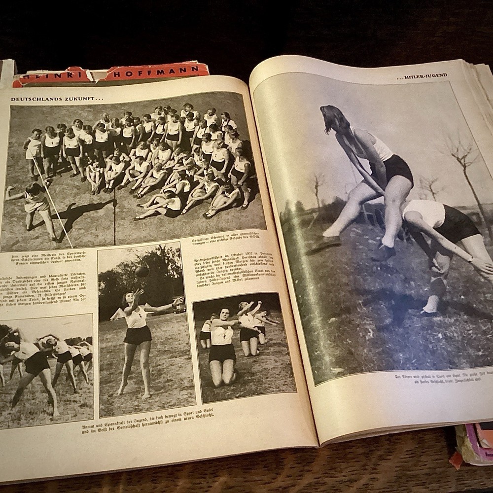 WWII 1939 Unser Führer 50th Birthday Photobook & L'Illustrazione Italiana Lot